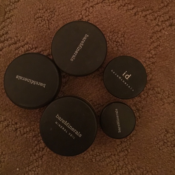 5 bareMineral loose powders