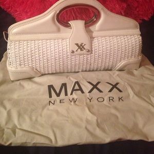 White MAXX handbag