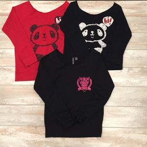 BUNDLE Three cute sweatshirts