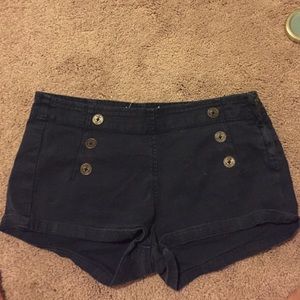 Navy sailor shorts!