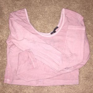 Long sleeve tight crop!