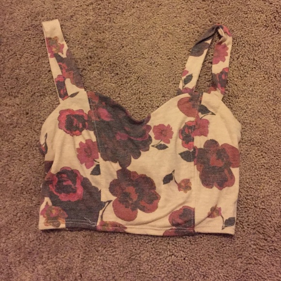 Pink flower bandeau!
