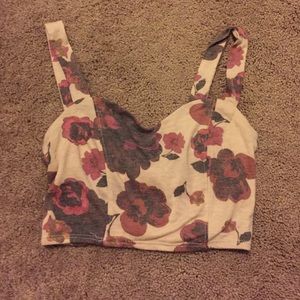 Pink flower bandeau!