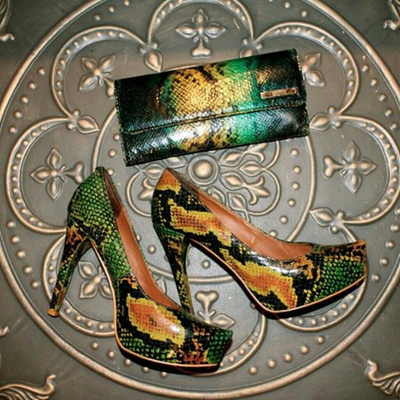 Snakeskin Heels