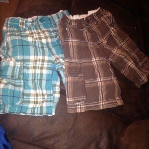 Striped shorts size 6 boys