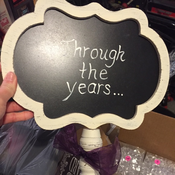 Pedestal chalkboard sign