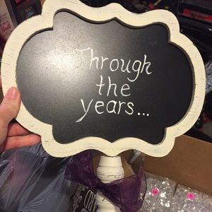 Pedestal chalkboard sign