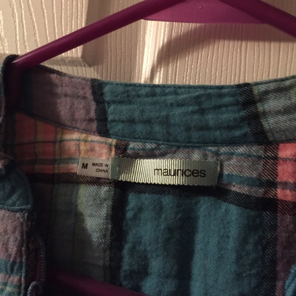 Plaid Button Up - Picture 3 of 3