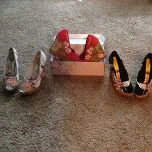 Ed hardy wedges! BUNDLE DEAL!