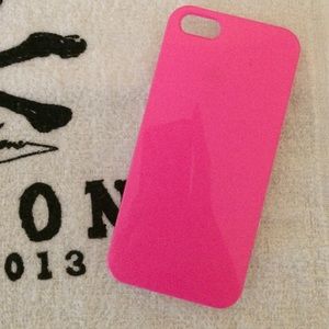 Pink sparkly phone case