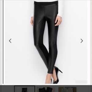 Ann Taylor faux leather leggings