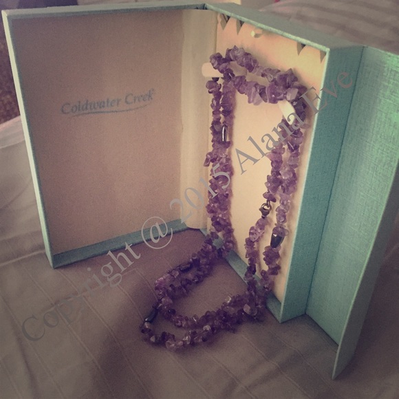Coldwater Creek Jewelry - Genuine Amethyst Necklace