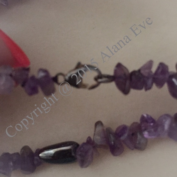 Genuine Amethyst Necklace - Picture 3 of 4
