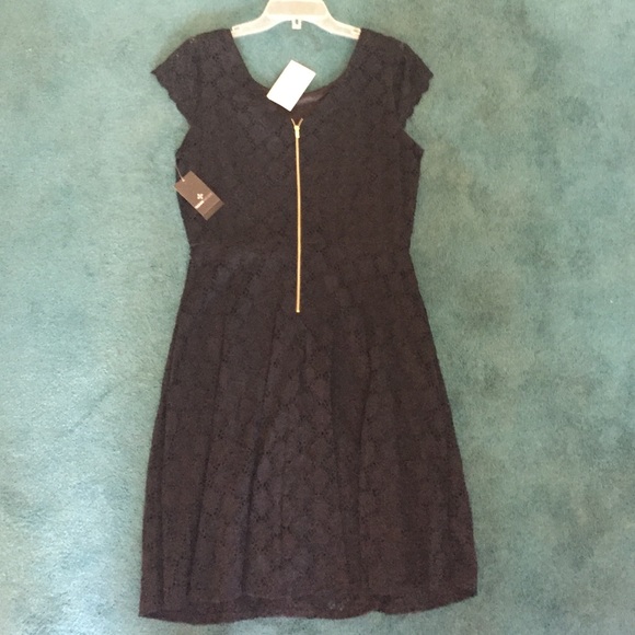 Black lace dress