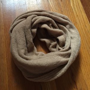 Tan circle scarf