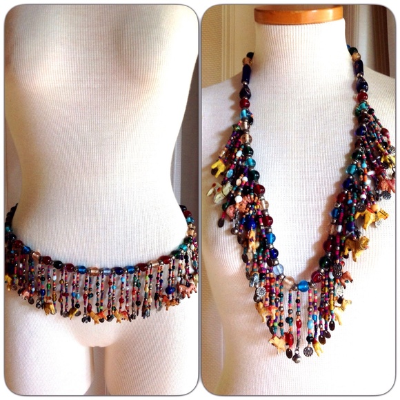 Jewelry - VINTAGE BOHO BELT OR NECKLACE