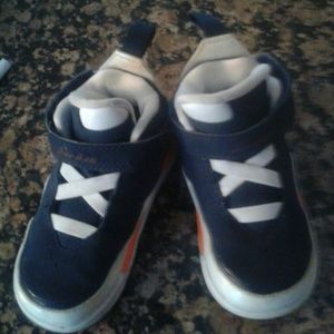 Navyblue orange& white Jordans