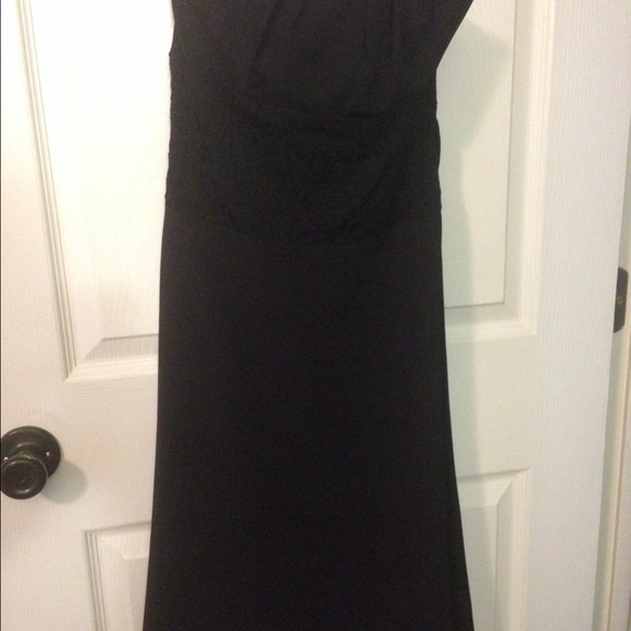 White House black market strapless dress