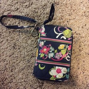 Navy Vera Bradley wristlet
