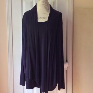 Coldwater Creek one piece Jersey Flyaway style Top