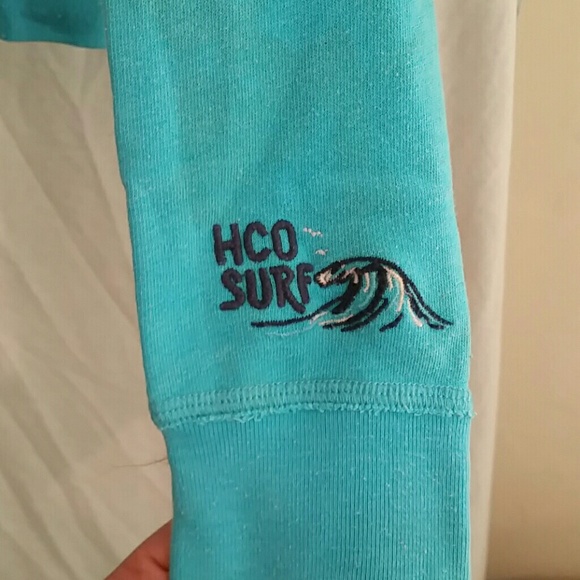 Light blue Hollister Zip up Hoodie - Picture 3 of 3