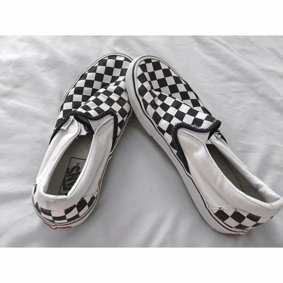 Checkerboard Vans Shoes