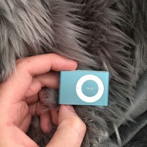 Light blue i pod shuffle