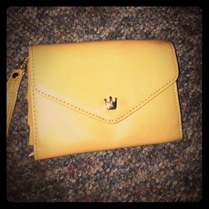 Crown zip around wallet