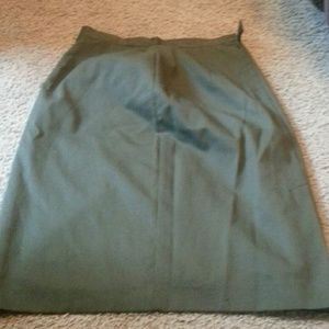 Green skirt