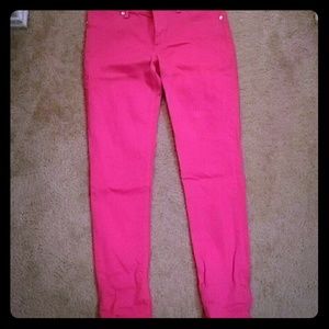 Pink DL1961 Emma Legging in Flamingo Pink