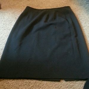 Black office skirt