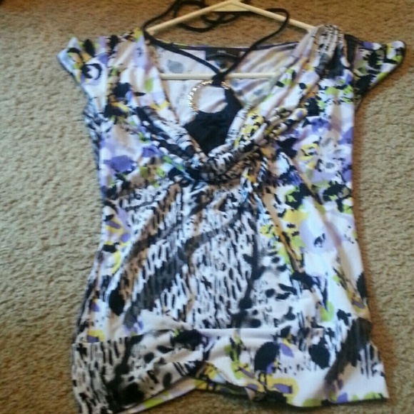 Abstract dress top