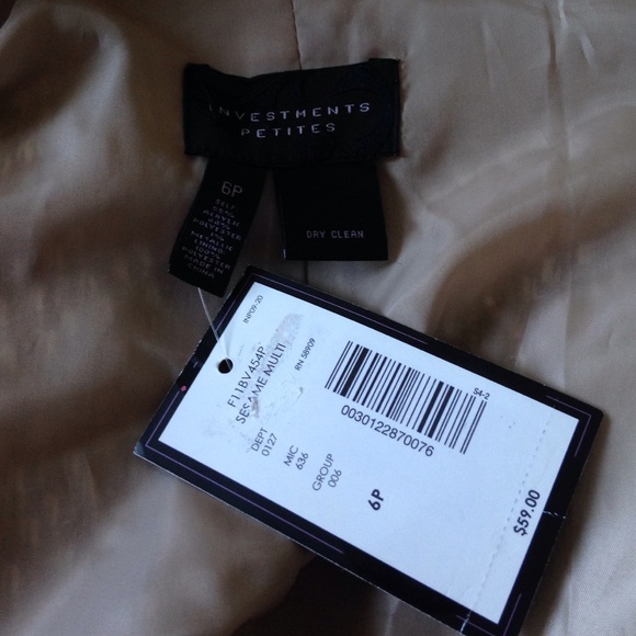 Tweed blazer by Investments - Picture 2 of 4