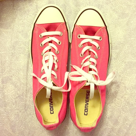 Converse Shoes - 🚫SOLD🚫 Neon Pink Converse Chuck Taylor All Star