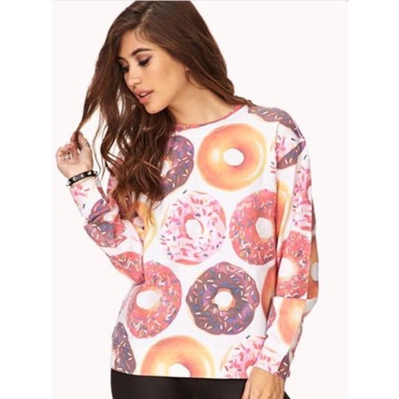 Forever 21 Sweaters - Forever 21 Donut Sweatshirt
