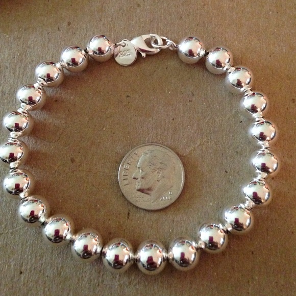 925 Sterling silver beaded bracelet