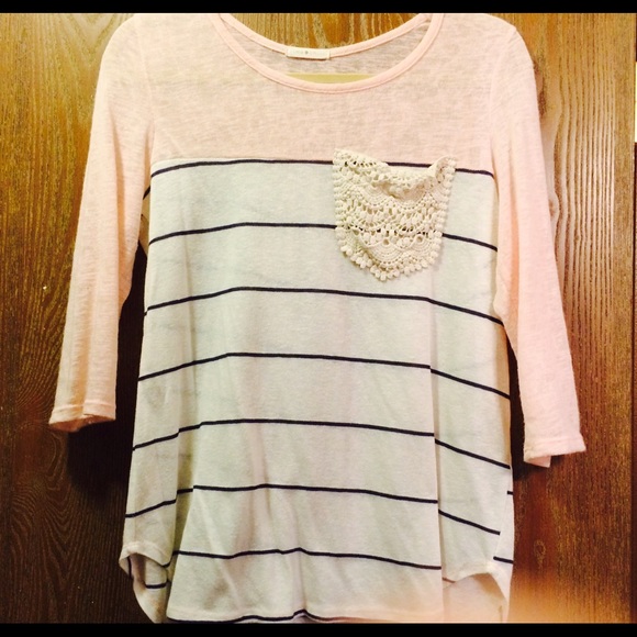Tops - Striped knit top
