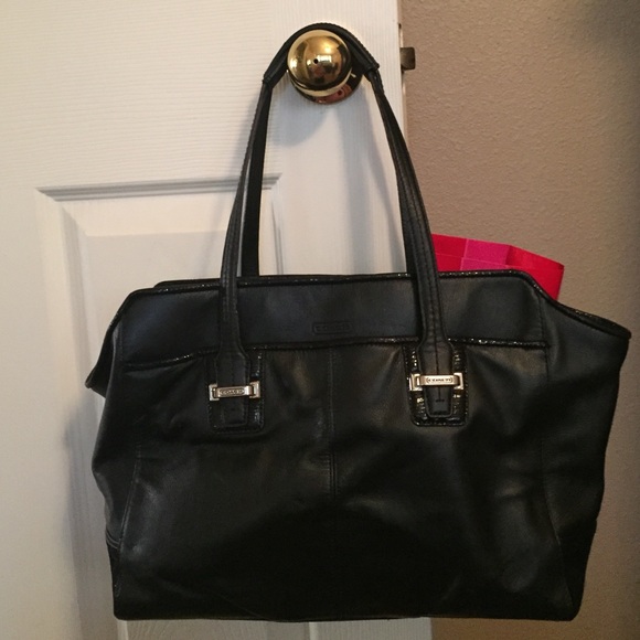All black coach bag in great condition!