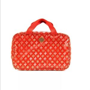 Tory burch hanging zip cosmetic bag
