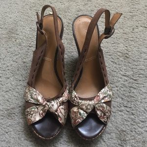 Sling back Wedge Size 7.5