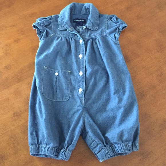 SOLD- Ralph Lauren denim romper