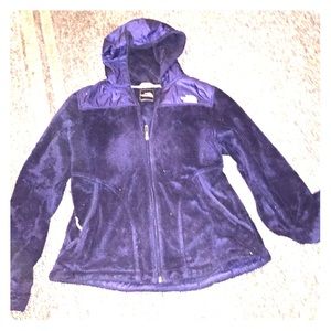 Dark blue North Face jacket