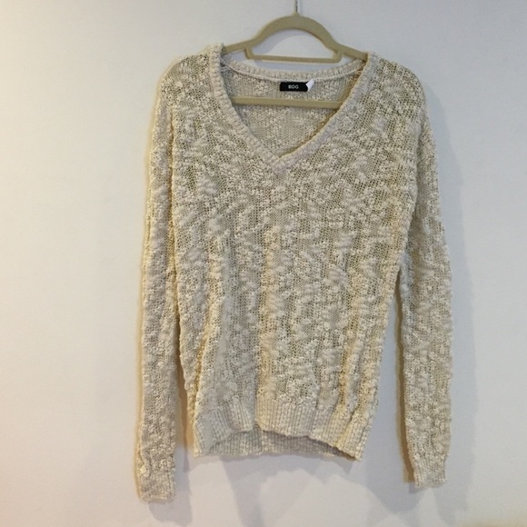 Urban Outfitters Cream Knit Sweater
