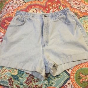 Lee high waisted shorts
