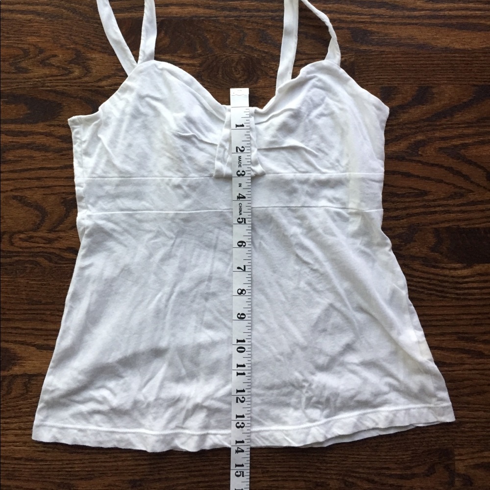 EUC Anthropologie (Zooey) white camisole, sz S - Picture 6 of 8