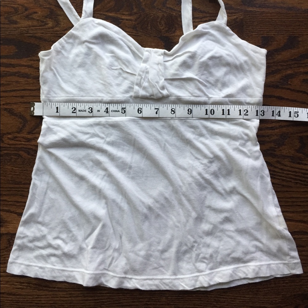 EUC Anthropologie (Zooey) white camisole, sz S - Picture 7 of 8