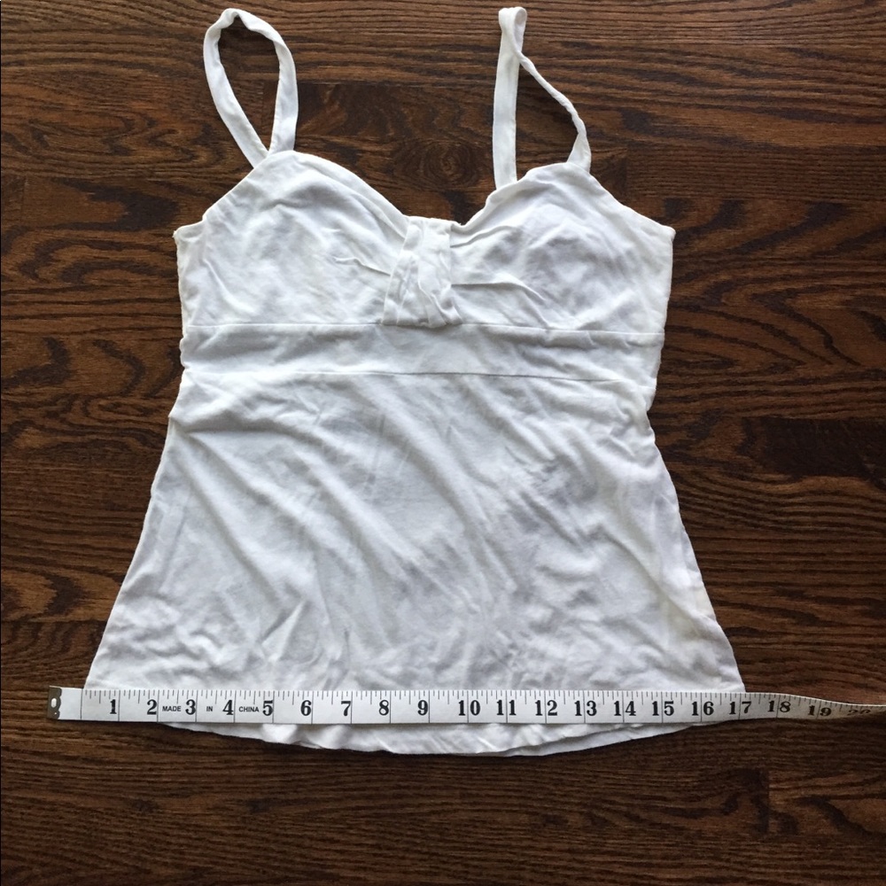 EUC Anthropologie (Zooey) white camisole, sz S - Picture 8 of 8