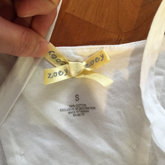 EUC Anthropologie (Zooey) white camisole, sz S - Picture 2 of 8