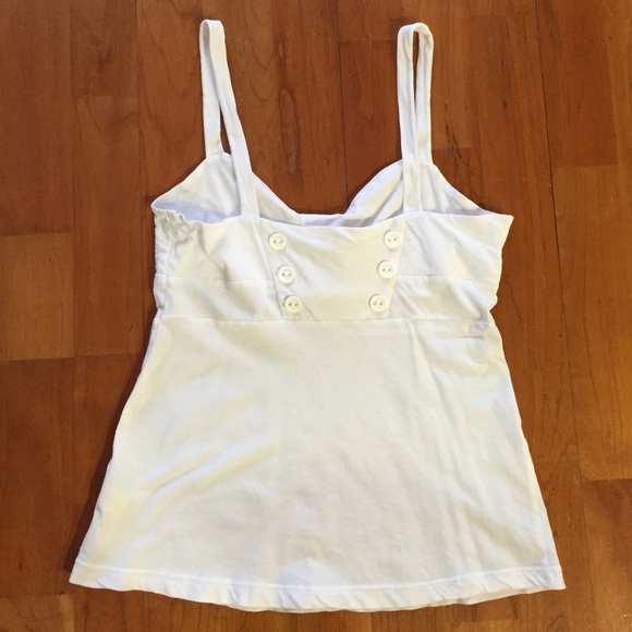 EUC Anthropologie (Zooey) white camisole, sz S - Picture 3 of 8