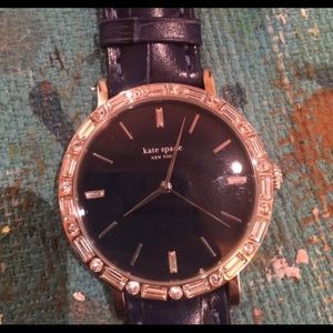 Kate Spade leather banded wrist watch.